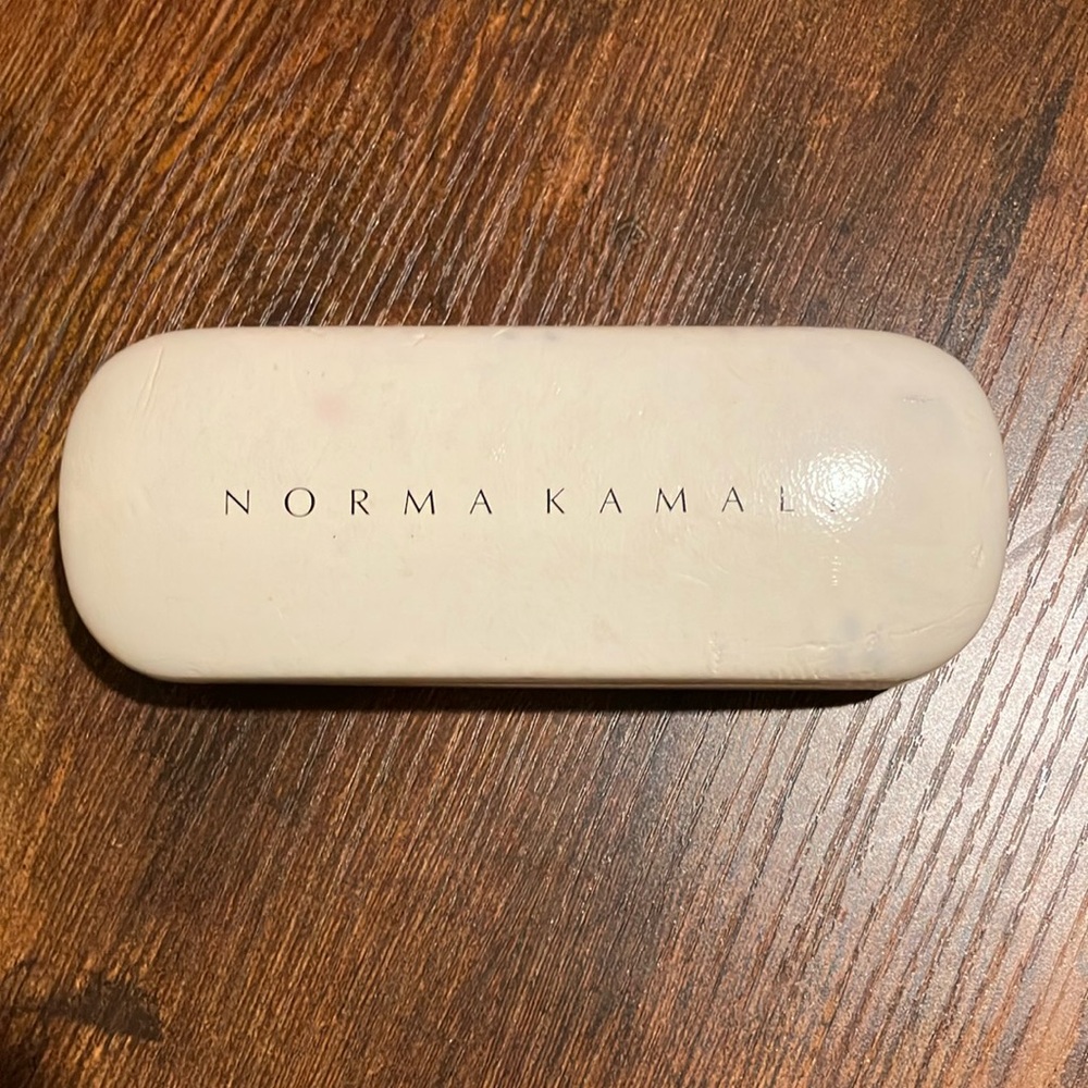 Norma Kamali White Eyewear Case